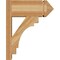 Ekena Millwork Merced Rough Sawn Arts and Crafts Outlooker, Western Red Cedar, 8"W x 18"D x 22"H OUT08X18X22MRC03RWR - alternate 4